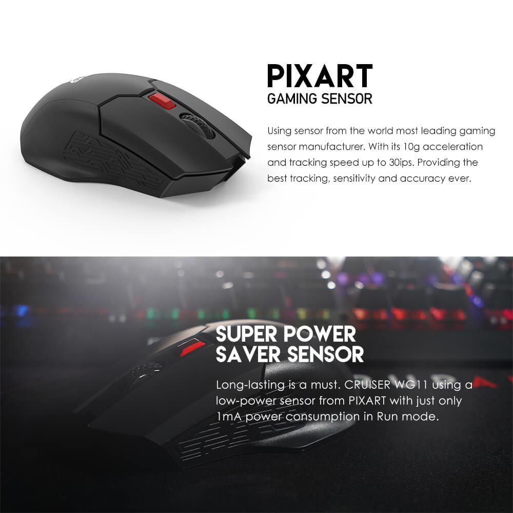 Fantech CRUISER WG11 Wireless Gaming Mouse
