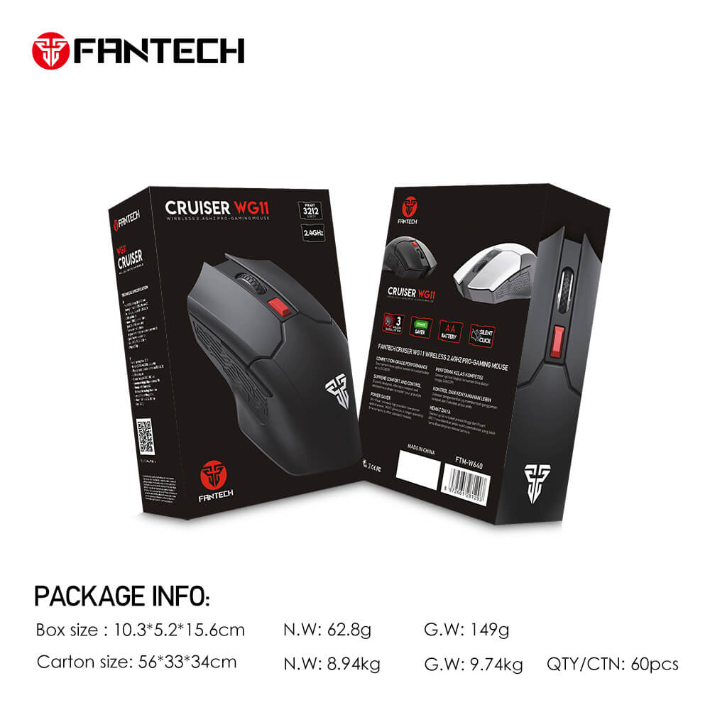 Fantech CRUISER WG11 Wireless Gaming Mouse