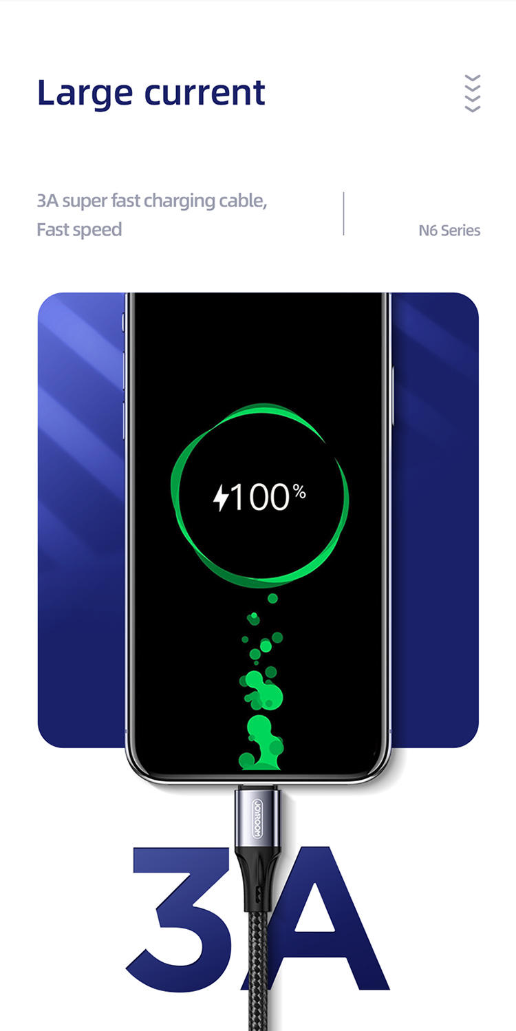 Joyroom N6 USB Type C Cable Quick Charge USB-C Fast Charging Mobile Phone Data Cable