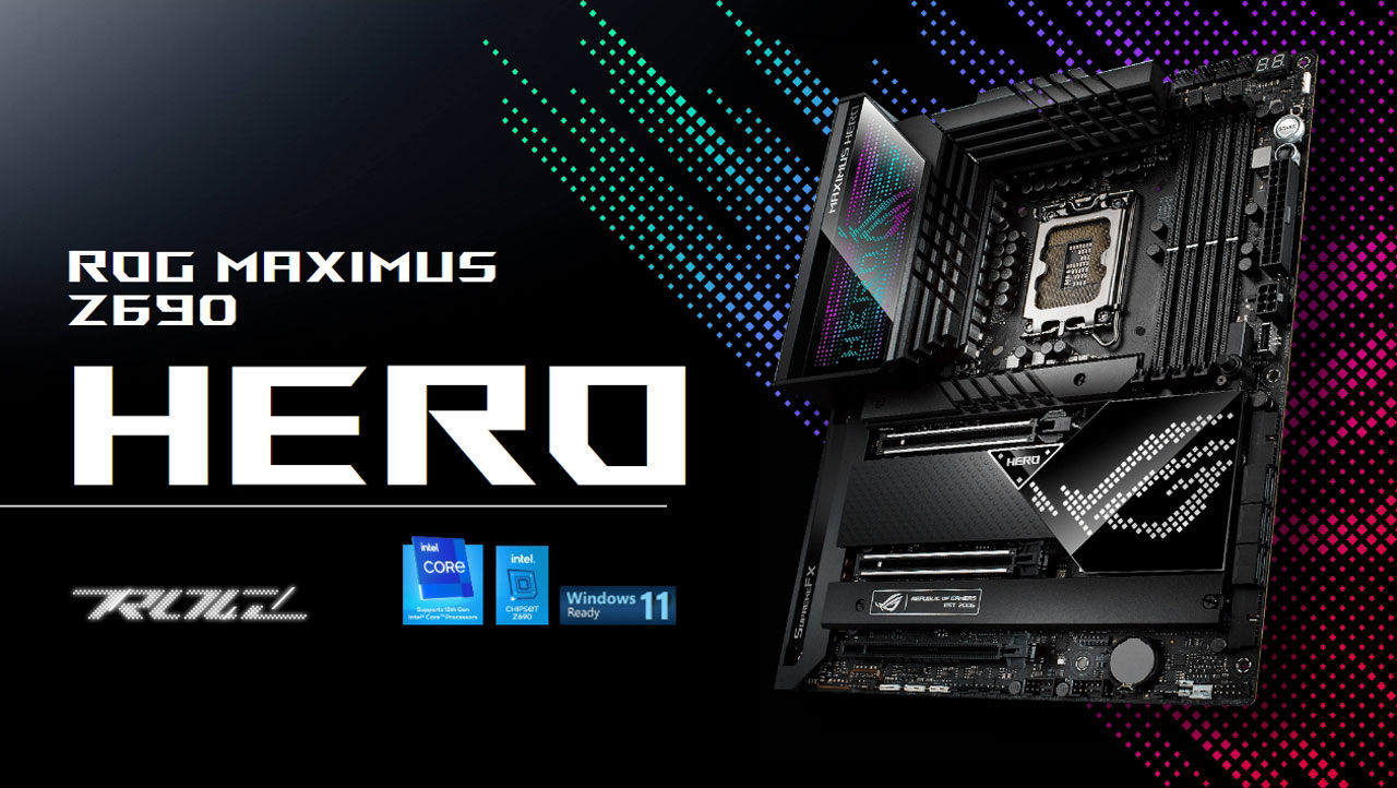 ASUS ROG MAXIMUS Z690 HERO (WiFi 6E) DDR5 ATX Gaming Motherboard