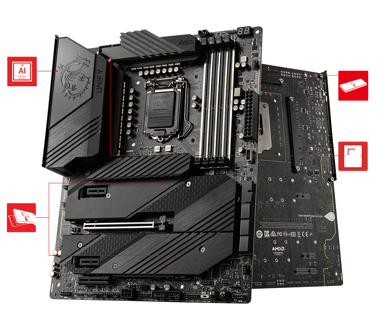MSI MEG Z590 UNIFY GAMING WIFI Intel Z590 ATX Intel Motherboard