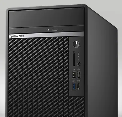 Dell OptiPlex 7090 Tower Desktop 10Gen Intel Core i7 8-Cores – Black
