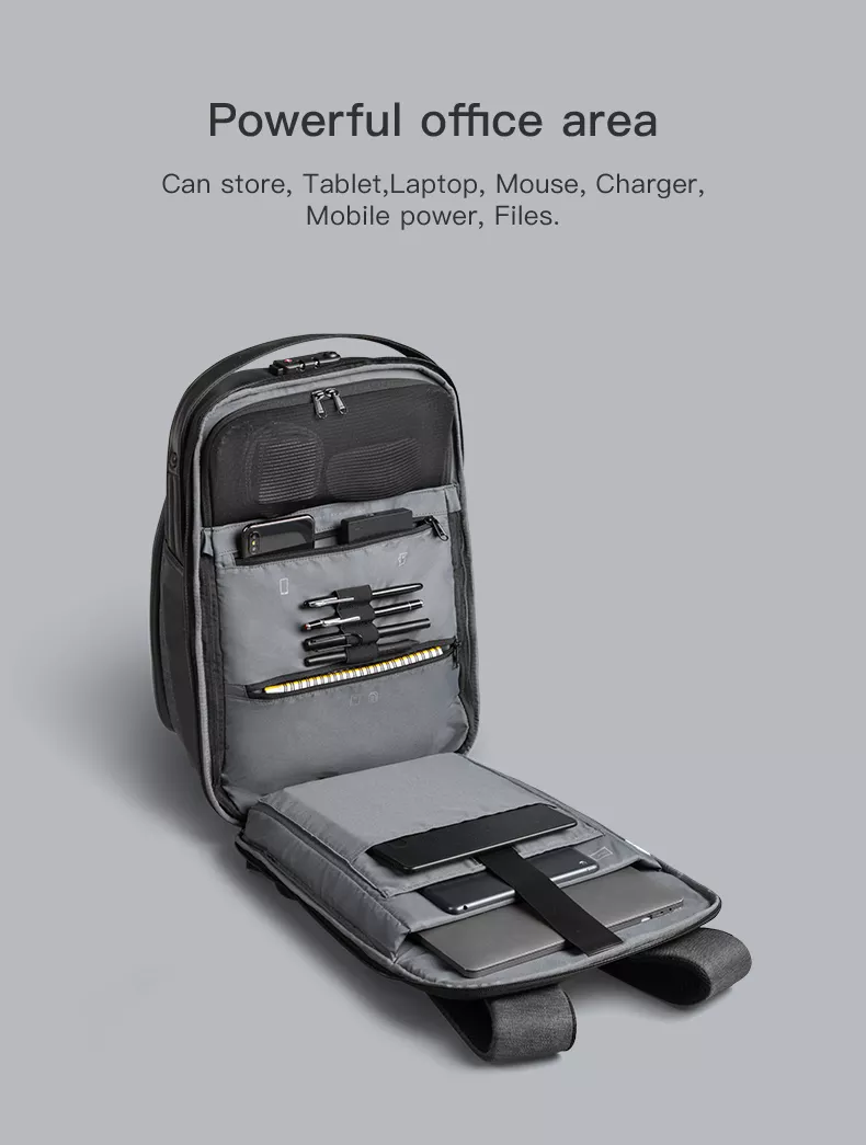 Kingsons  Anti-Theft  Laptop and Hand Luggage Backpack 15.6 ” With USB KS3204W