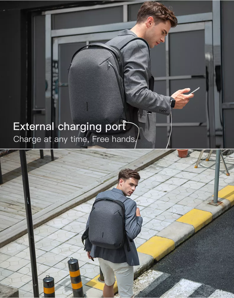 Kingsons  Anti-Theft  Laptop and Hand Luggage Backpack 15.6 ” With USB KS3204W