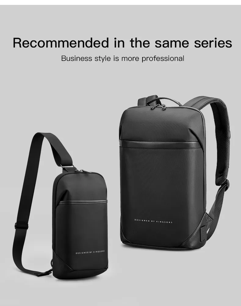 Kingsons Multi-Functional Business Casual Chest Bag KS3211W Premium Quality