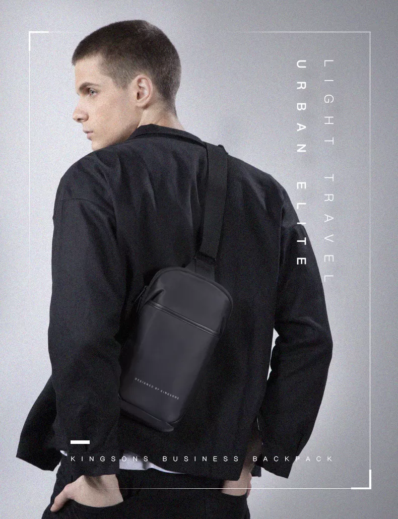Kingsons Multi-Functional Business Casual Chest Bag KS3211W Premium Quality