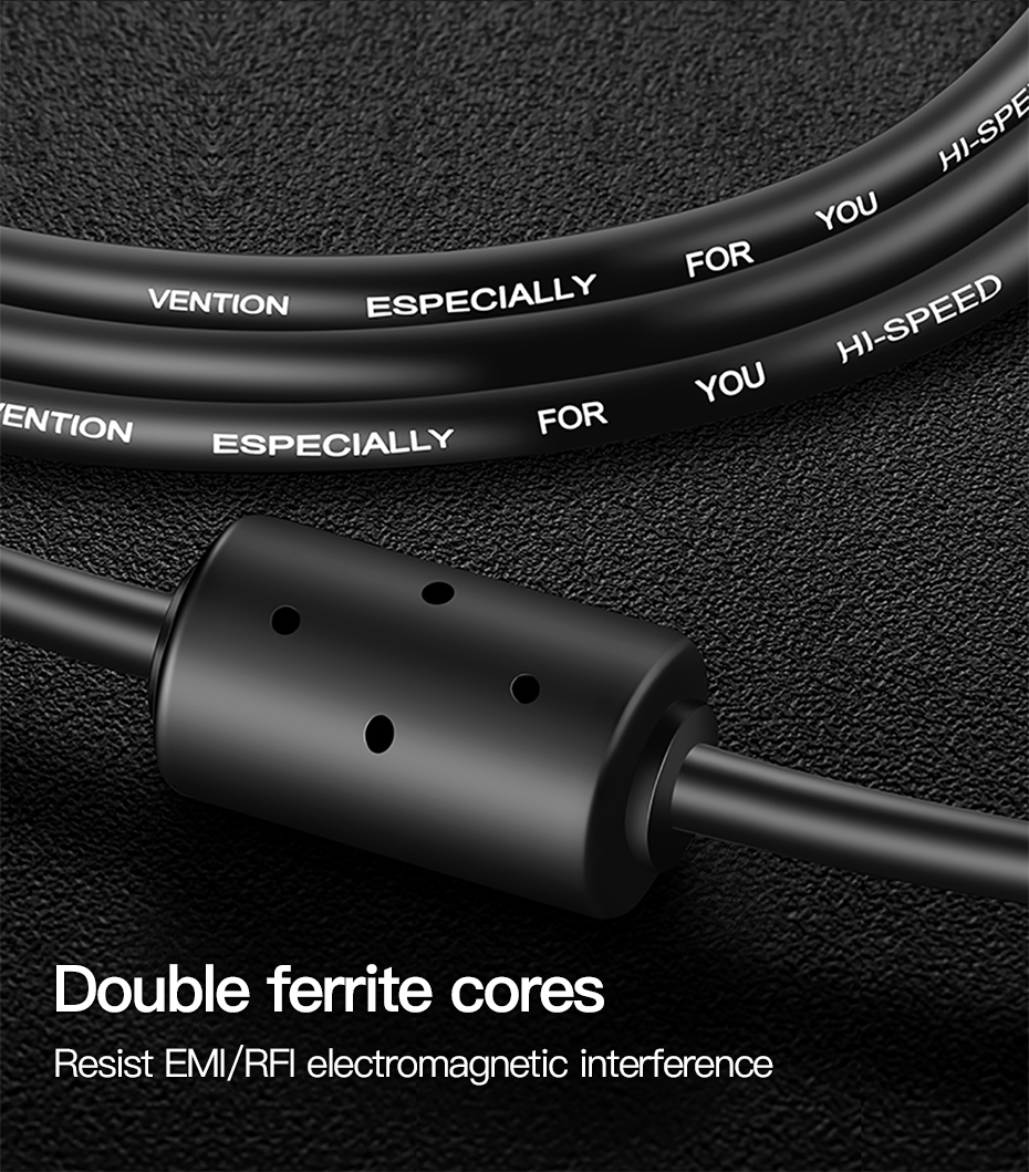 Vention USB2.0 A Male to B Male Print Cable 5M Black Premium Quality