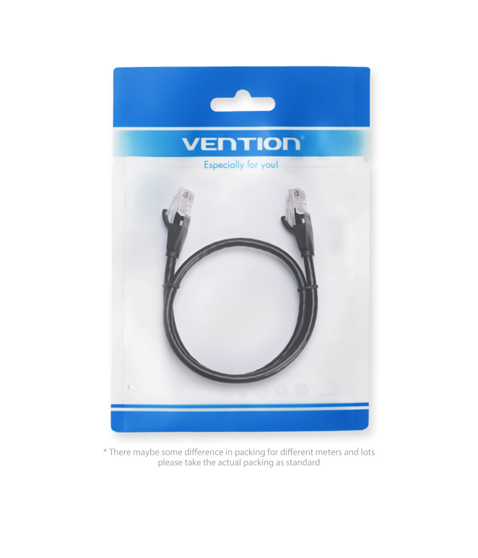 Vention Cat.6 UTP Patch Cable 25M Black Premium Quality