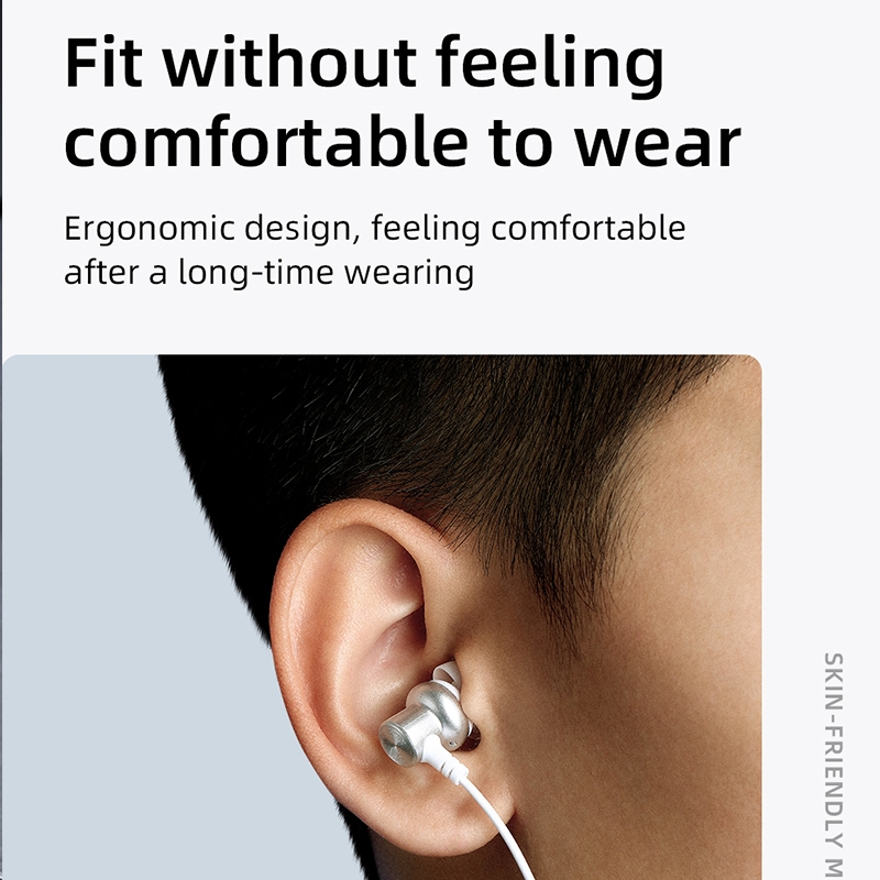 Joyroom Wired Earphones with Microphone – Gray