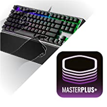 Cooler Master CK530 V2 Tenkeyless Gaming Mechanical Keyboard Red Switch with RGB Backlighting