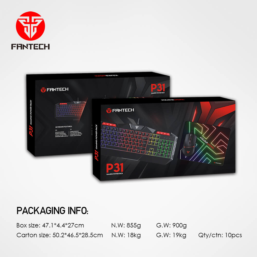 Fantech P31 Gaming Backlight Wired Set