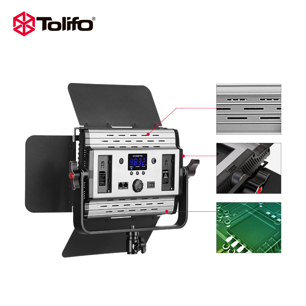 Tolifo GK-S60B 60W LED Bulbs LED Video Light
