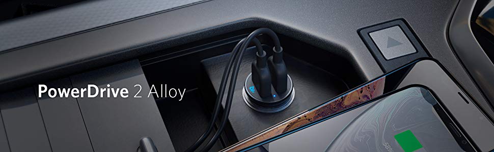 ANKER PowerDrive 2  Alloy - Black