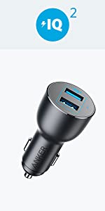 Anker PowerDrive  Speed 2QC 39W  Black