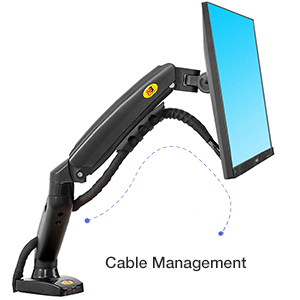 NB North Bayou Monitor Desk Mount Stand  Motion Swivel Monitor Arm