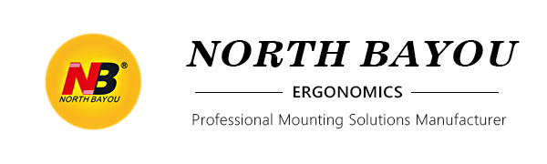 NB North Bayou Dual Monitor Desk Mount Stand Full Motion Swivel Computer Monitor Arm for Two Screens