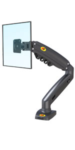 NB North Bayou Dual Monitor Desk Mount Stand Full Motion Swivel Computer Monitor Arm for Two Screens