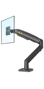 NB North Bayou Dual Monitor Desk Mount Stand Full Motion Swivel Computer Monitor Arm for Two Screens