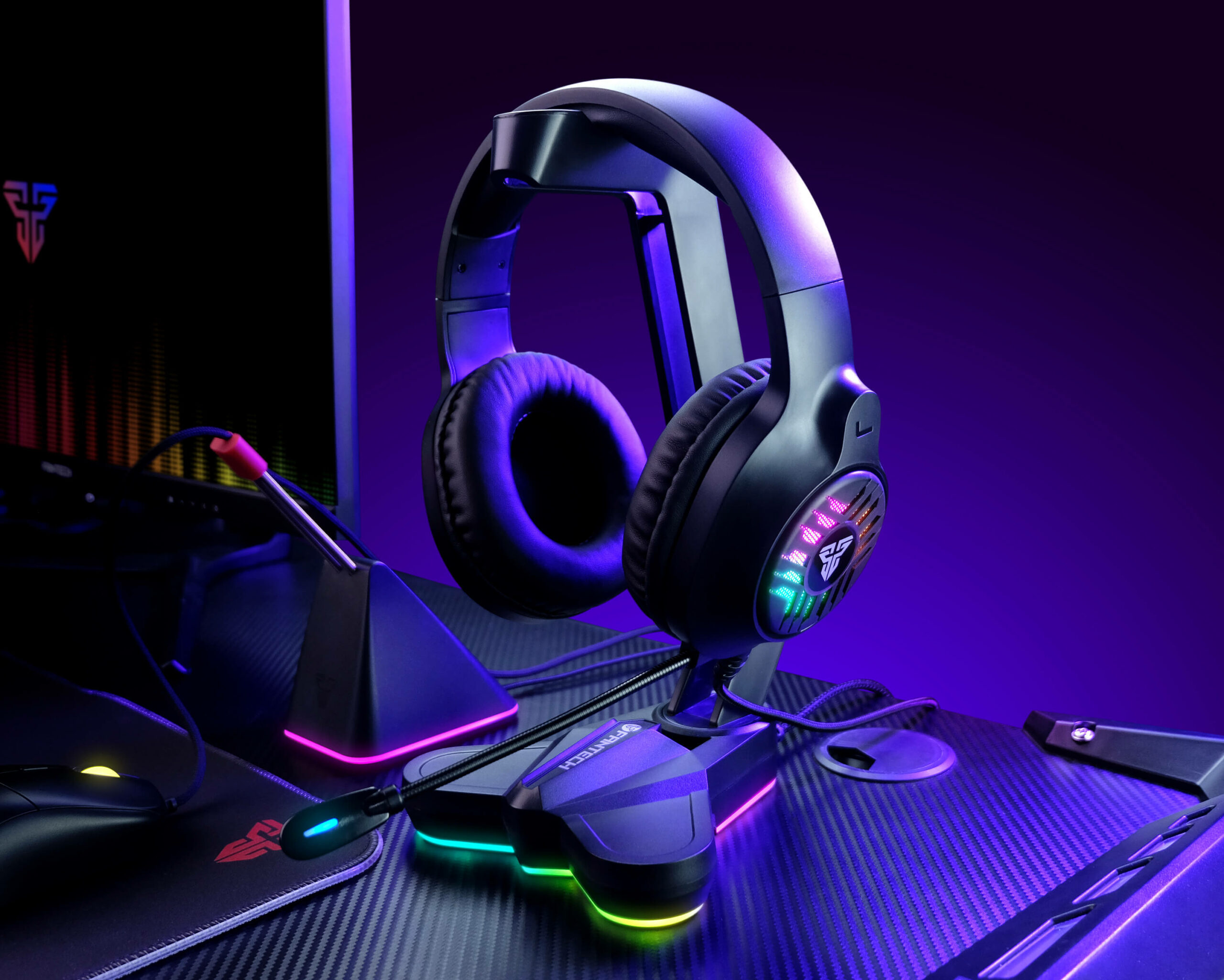 FANTECH BLITZ MH87 HEADSET COLORE (BLACK/WHITE/PINK)