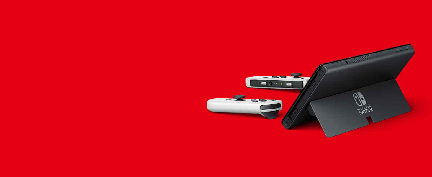 Nintendo Switch OLED  Blue and Red Joy-Con