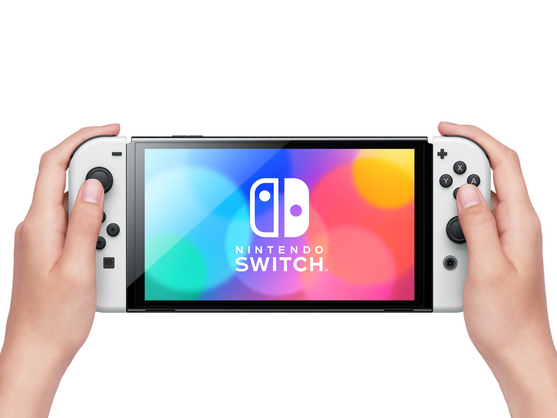 Nintendo Switch OLED  Blue and Red Joy-Con