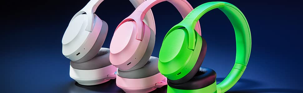 Razer Opus X Quartz Active Noise Cancellation Gaming Wireless Headset ( PINK )