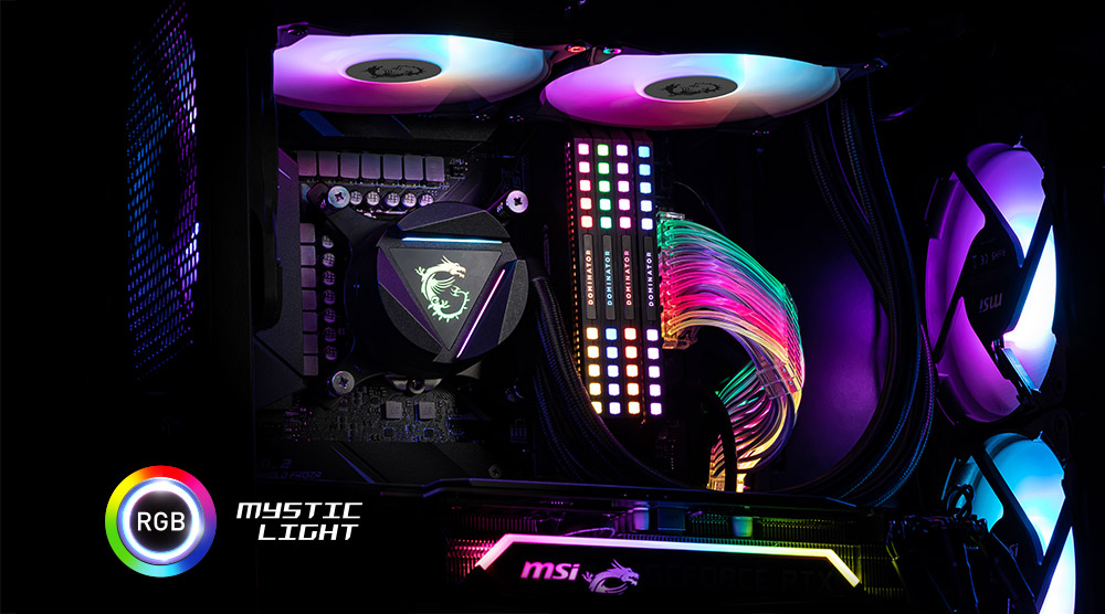 MSI GUNGNIR 110R Tempered Glass Mid-Tower Gaming Case