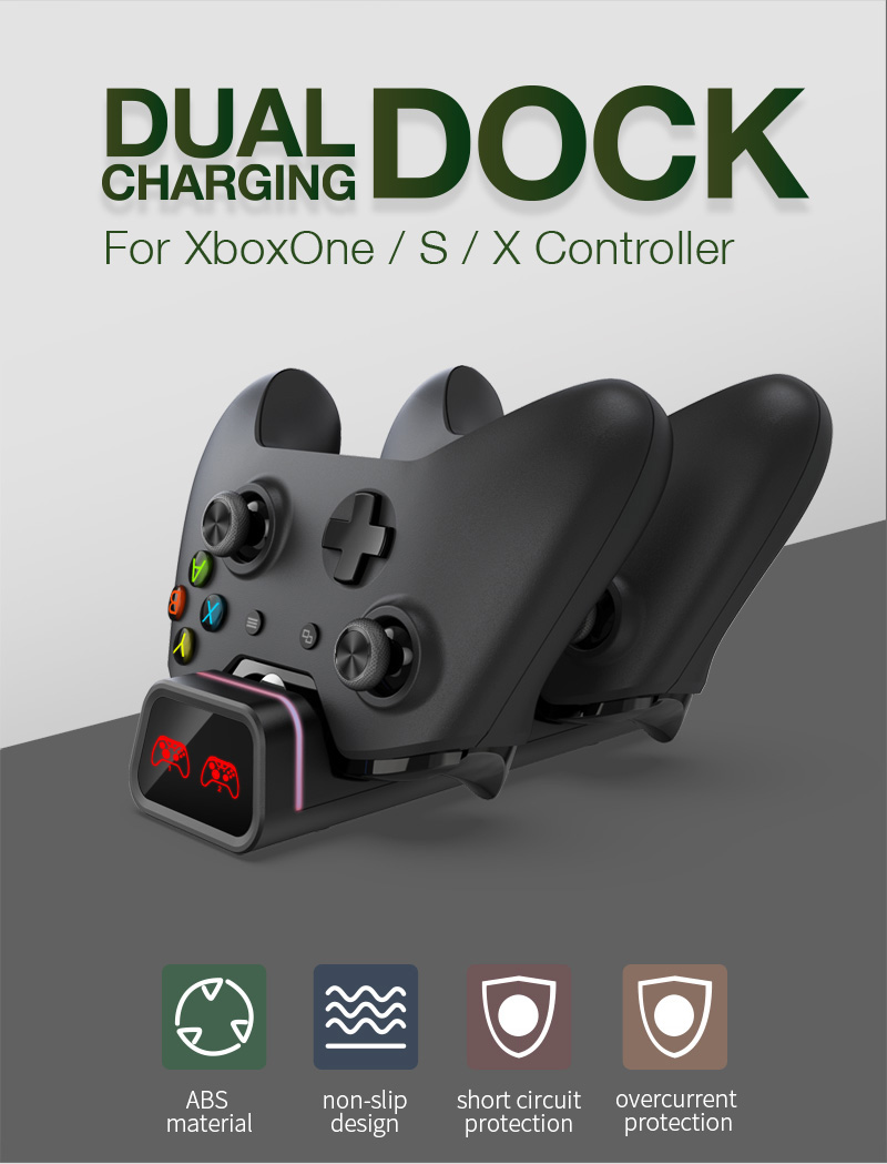 DOBE Dual Charging Dock For Xbox One/S /X Controller TYX-19058
