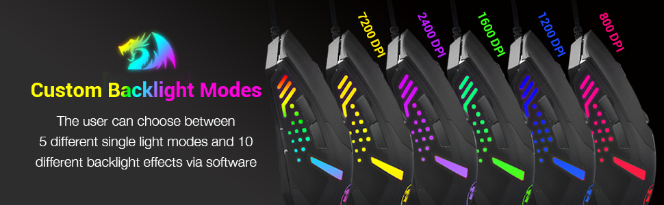 Redragon M601 RGB 7-Button GAMING MOUSE