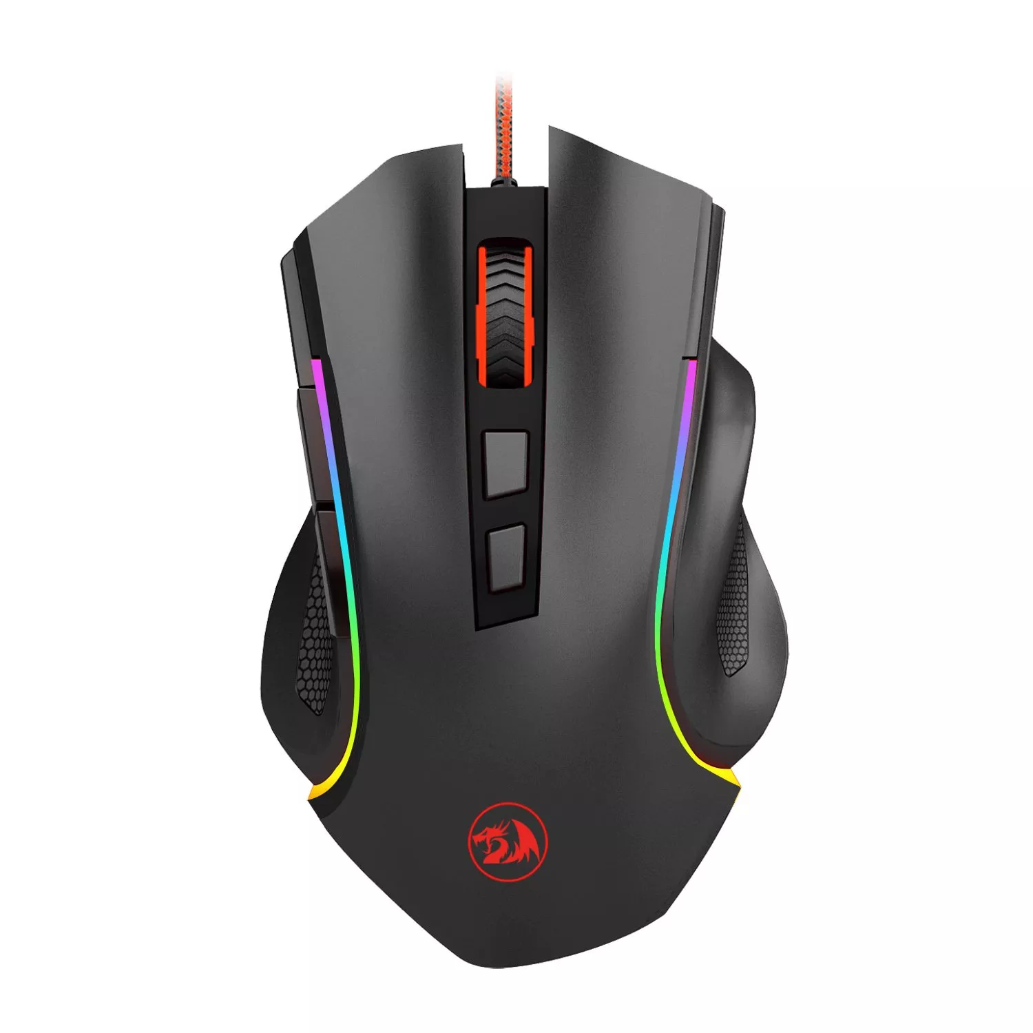 Redragon M607 Griffin 7200 DPI RGB Gaming Mouse / WHITE