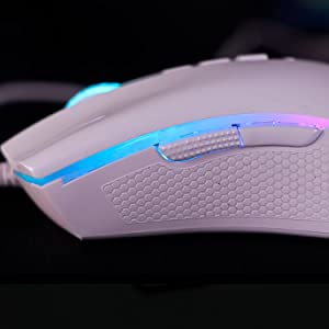 Redragon M711 COBRA RGB Gaming Mouse - White