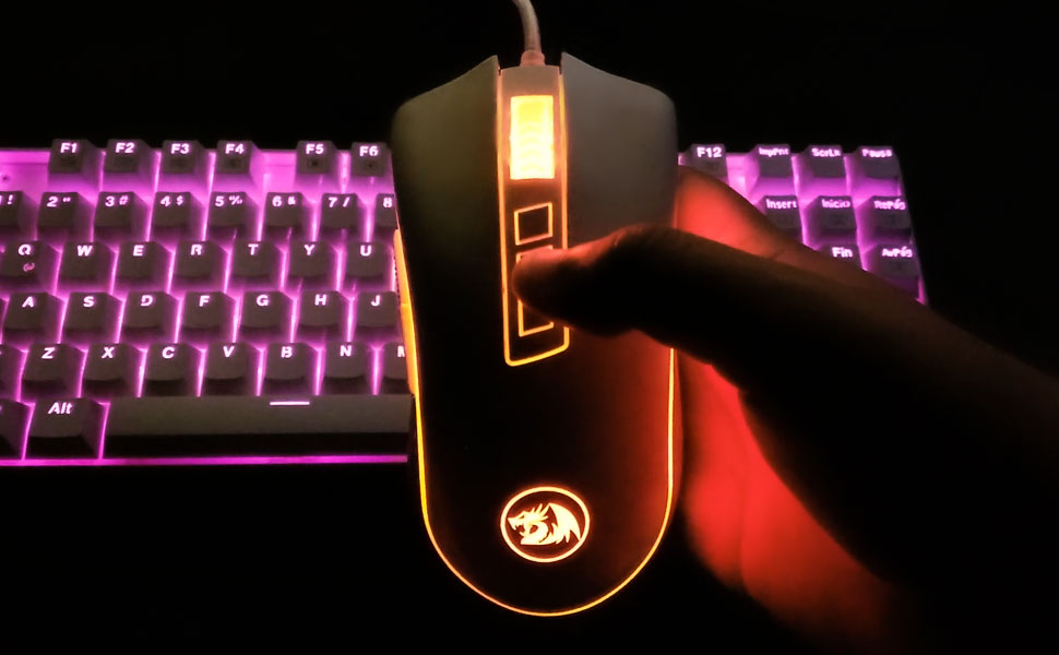 Redragon M711 COBRA RGB Gaming Mouse - White