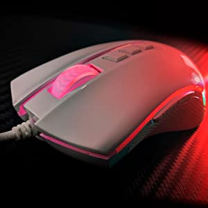 Redragon M711 COBRA RGB Gaming Mouse - White
