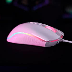 Redragon M711 COBRA RGB Gaming Mouse - White