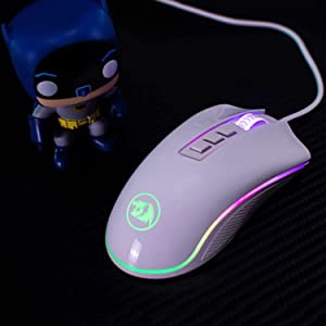 Redragon M711 COBRA RGB Gaming Mouse - White