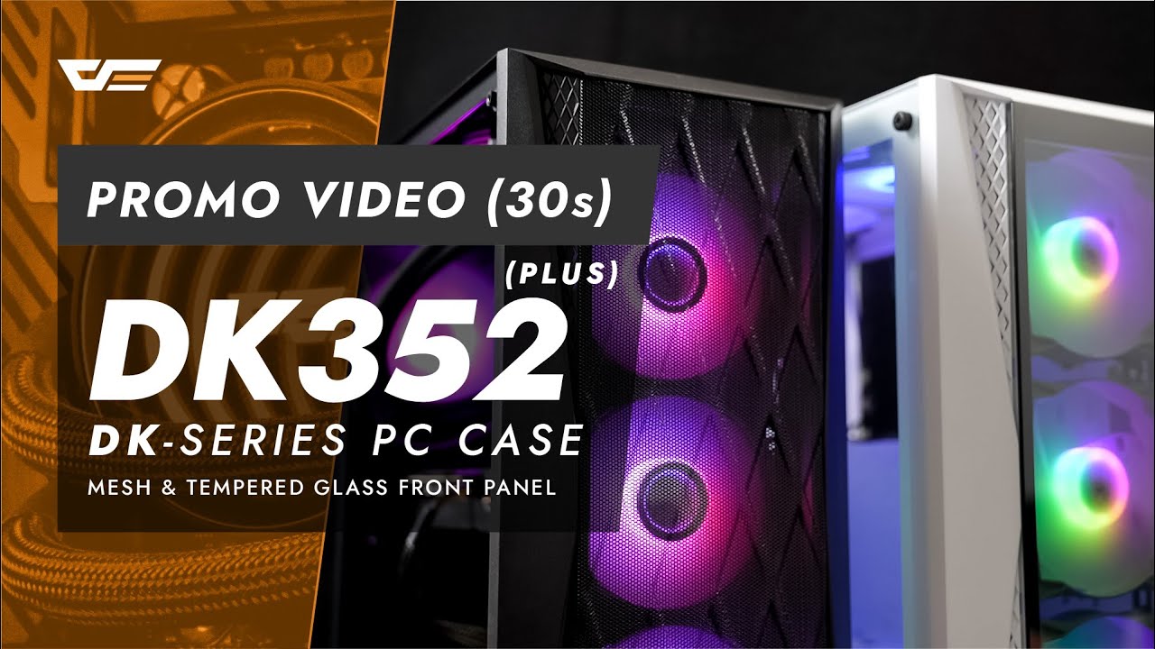 DARKFLASH DK352 Black ATX PC GAMING Case
