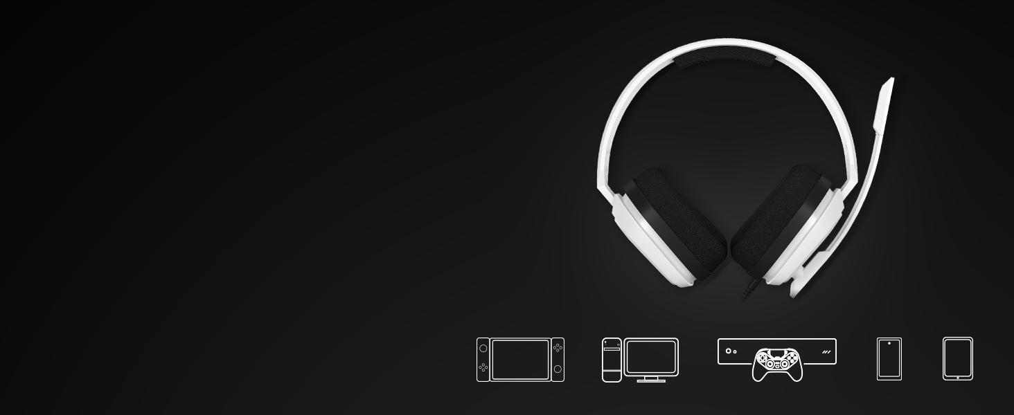 ASTRO Gaming A10 Wired Gaming Headset White