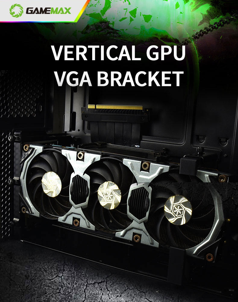 GAMEMAX Vertical GPU Kit PCI-E HOLDER