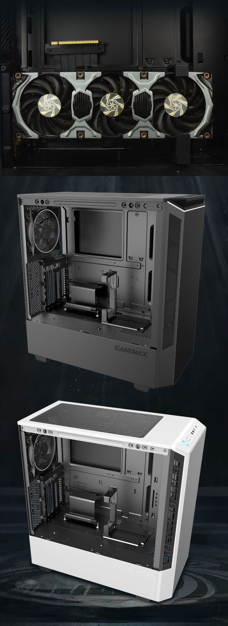 GAMEMAX Vertical GPU Kit PCI-E HOLDER