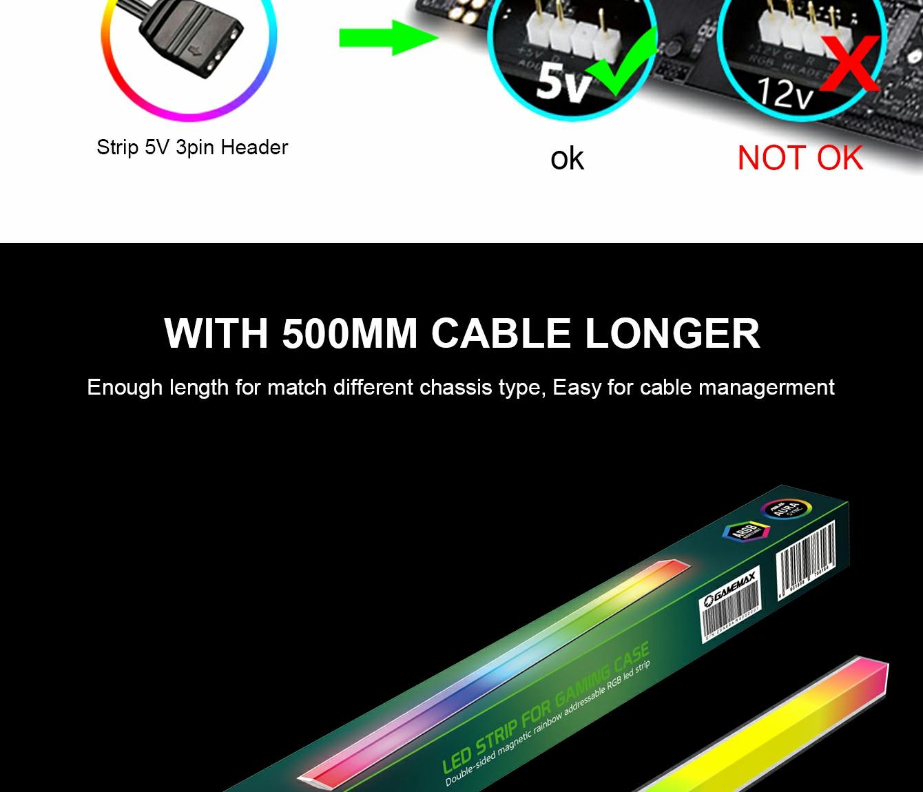 GAMEMAX Viper AR40 LED strips