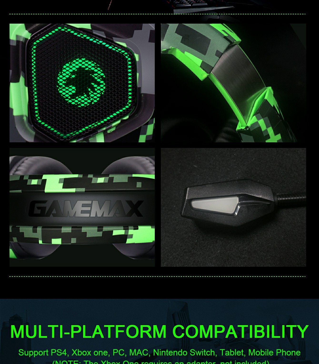 GAMEMAX HG300 GAMING HEADSET