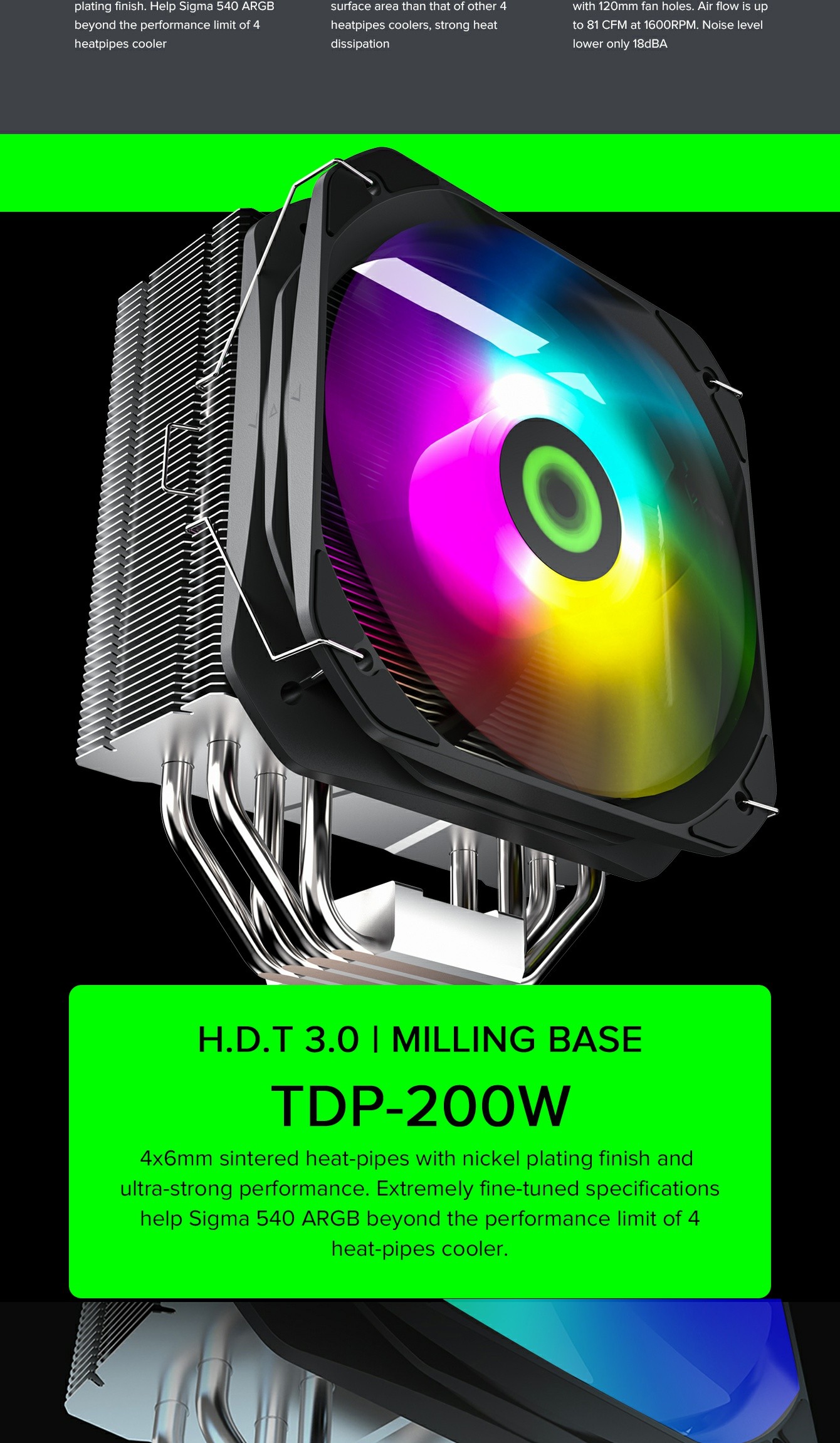 GAMEMAX Sigma 540 ARGB Air Cooler