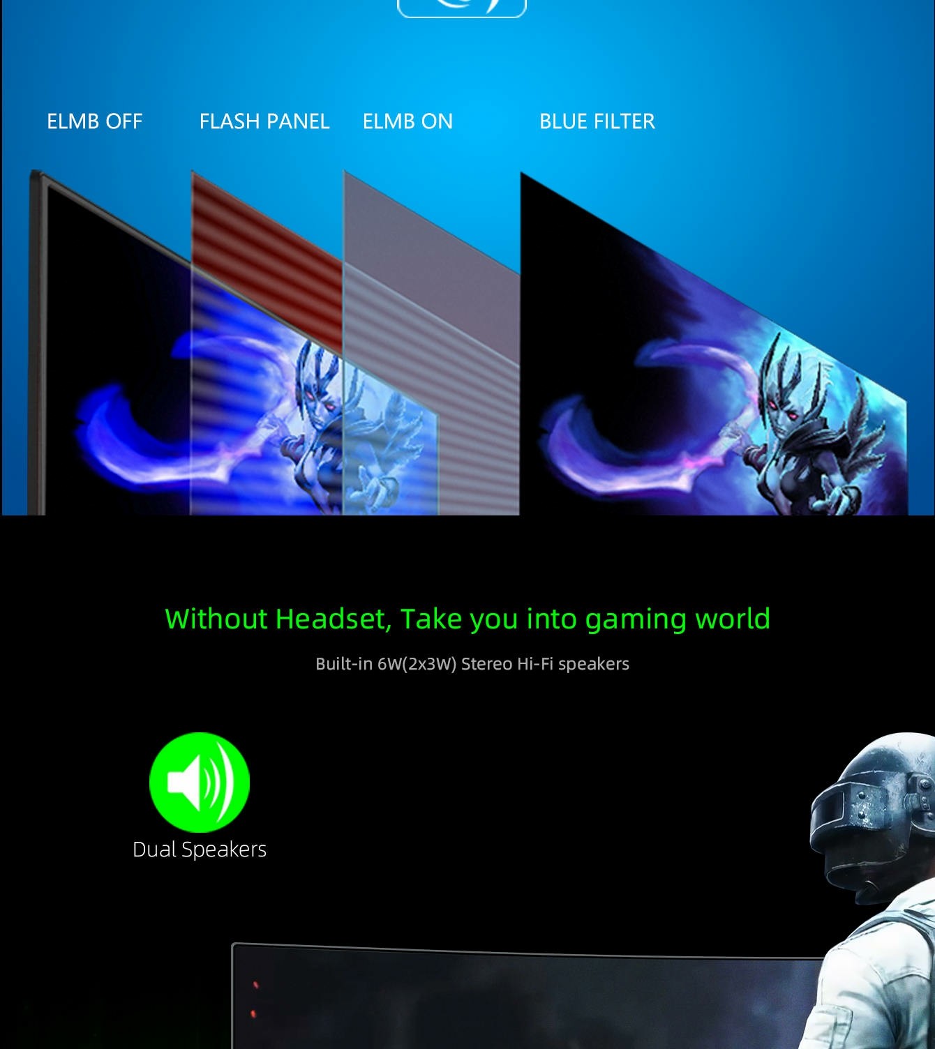 GAMEMAX GMX34CKXQ 34\" 144HZ GAMING MONITOR