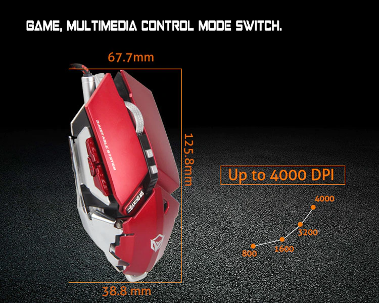 Meetion M985 Mouse - red