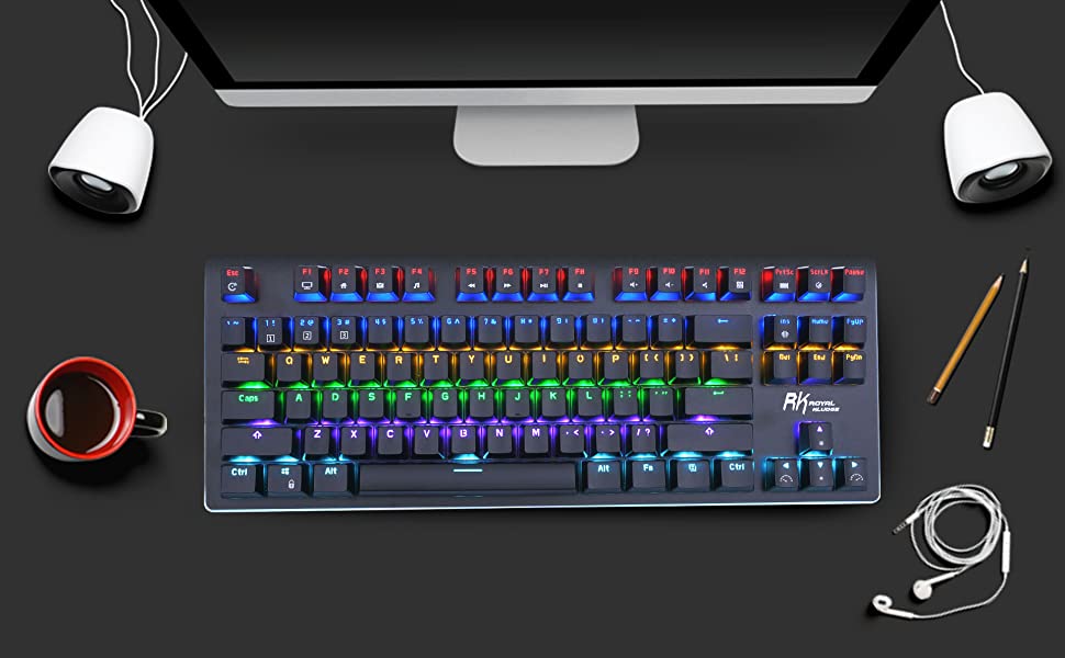 RK Royal KLUDGE G87 Gaming Mechanical Keyboard