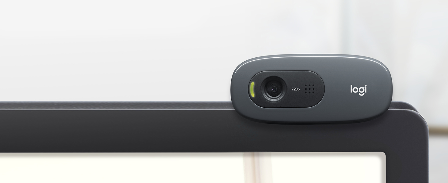 Logitech C270 HD Webcam, HD 720p