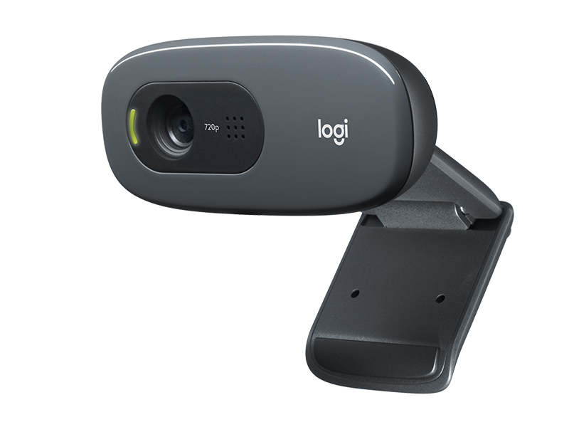 Logitech C270 HD Webcam, HD 720p