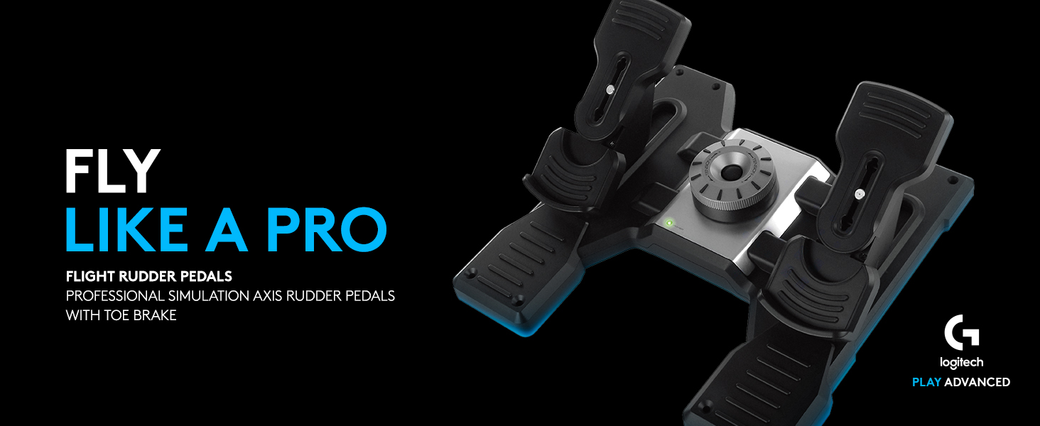 Logitech PRO Flight Rudder Pedals