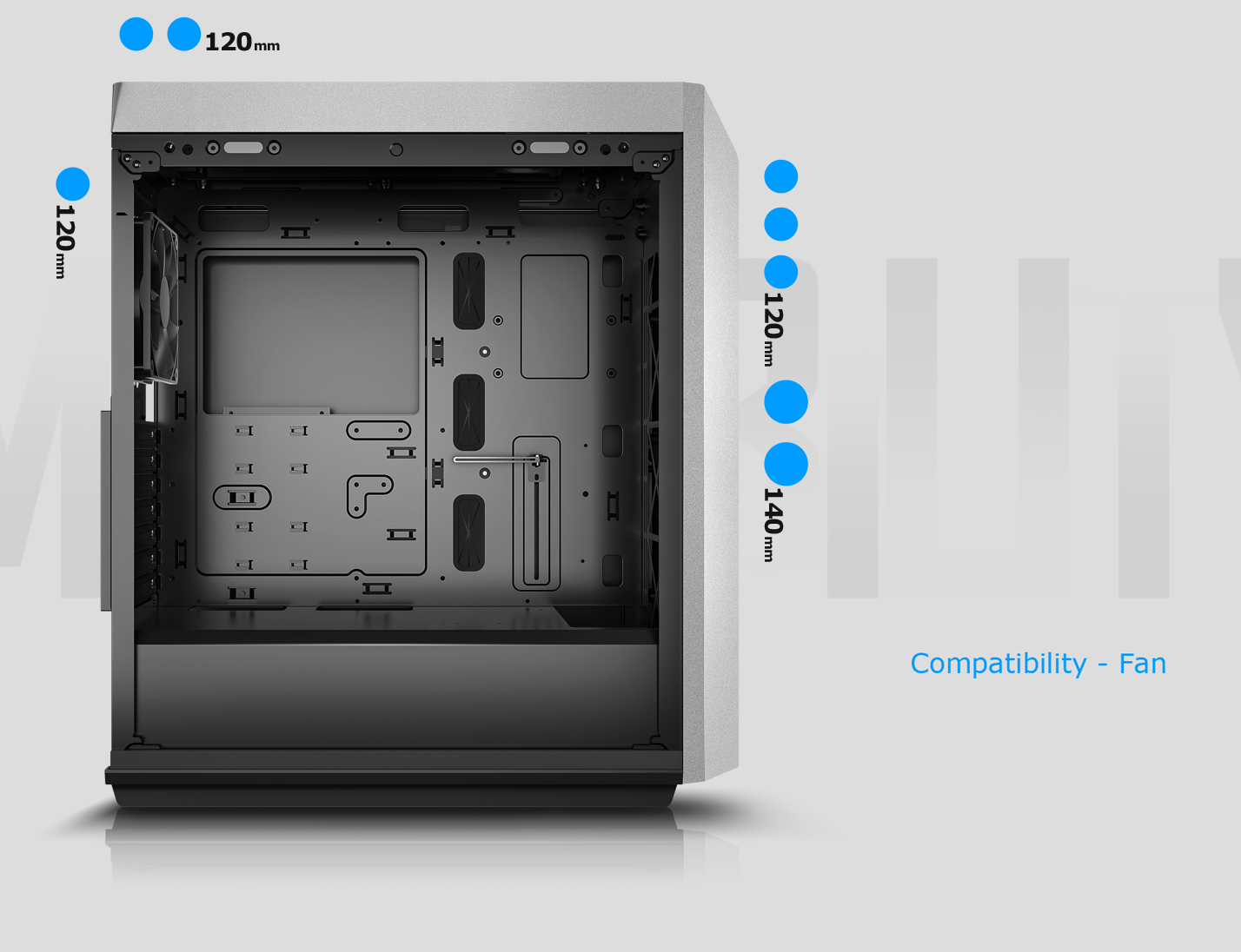 DeepCool CL500 High Airflow Mesh A-RGB Fans GAMING CASE