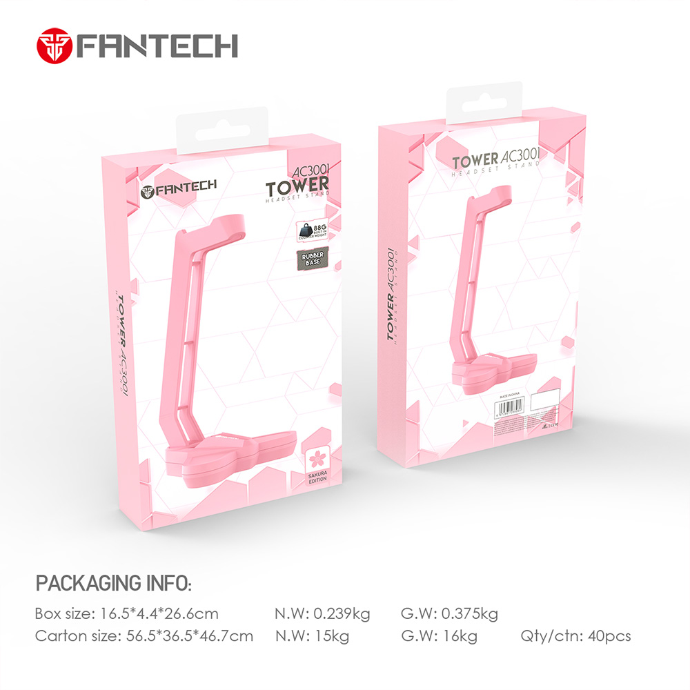 FANTECH AC3001 SAKURA HEADSET STAND PINK
